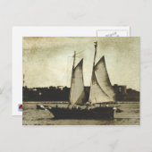 In het Harbour Briefkaart (Voorkant / Achterkant)