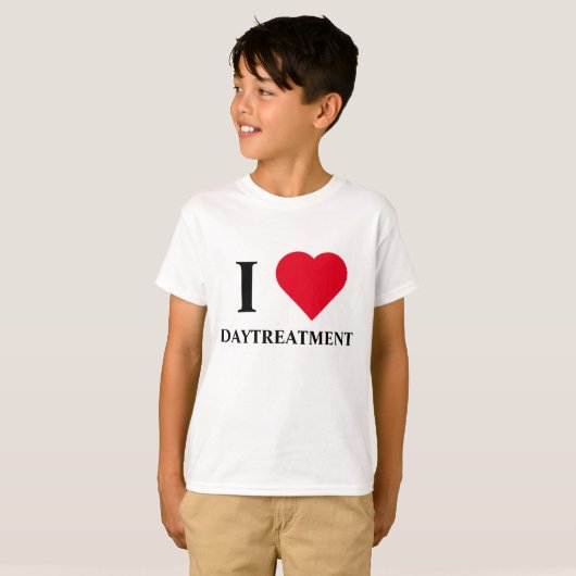 IN HET HART DAGBEHANDELING SHIRT (Voorkant volledig)