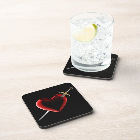 In het hart gebedde Onderzetters (Rechterzijde)