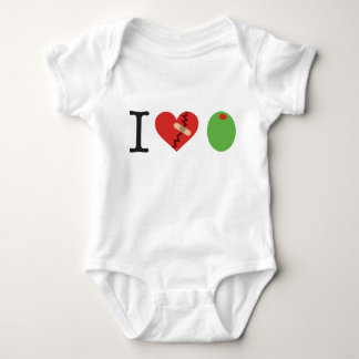 IN HET hart OLIJKGOED DE BESTRIJDING WIT) Romper