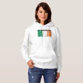 In het hart van de Ierse allure, Irish Flag Hoodie (Voorkant volledig)