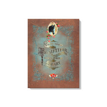 In het hart van een paard ~ gestreken canvas