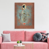 In het hart van een paard ~ gestreken canvas afdruk (Insitu (Woonkamer))