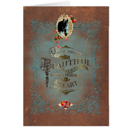 In het hart van een paard ~ Wenskaart