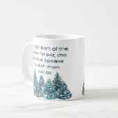 In het hart van het winterbos koffiemok (Voorkant links)