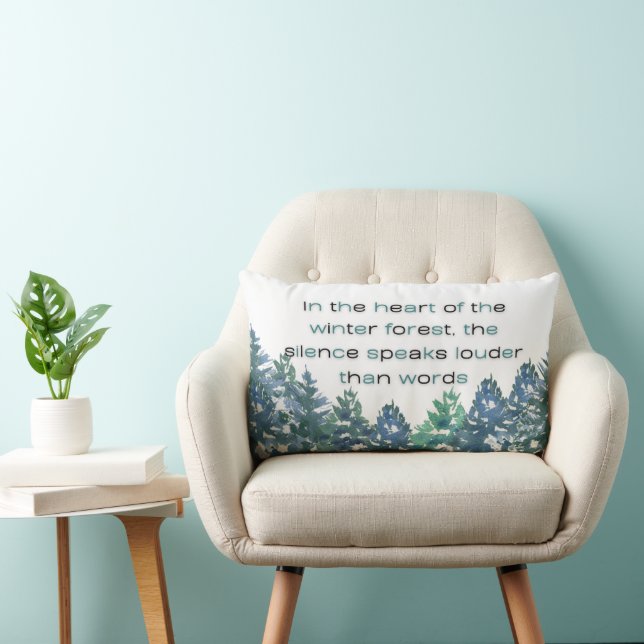 In het hart van het winterbos kussen (Stoel)