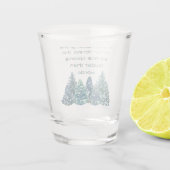 In het hart van het winterbos shot glas (Achterkant)