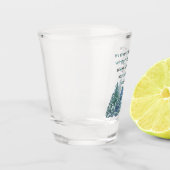 In het hart van het winterbos shot glas (Links)