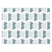 In het hart van het winterbos tafelkleed (Voorkant (Horizontaal))