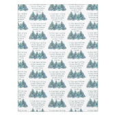 In het hart van het winterbos tafelkleed (Voorkant)