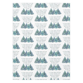 In het hart van het winterbos tafelkleed