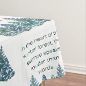 In het hart van het winterbos tafelkleed (Voorbeeld)