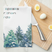 In Het Hart Van Het Winterbos Theedoek (Quarter Fold)