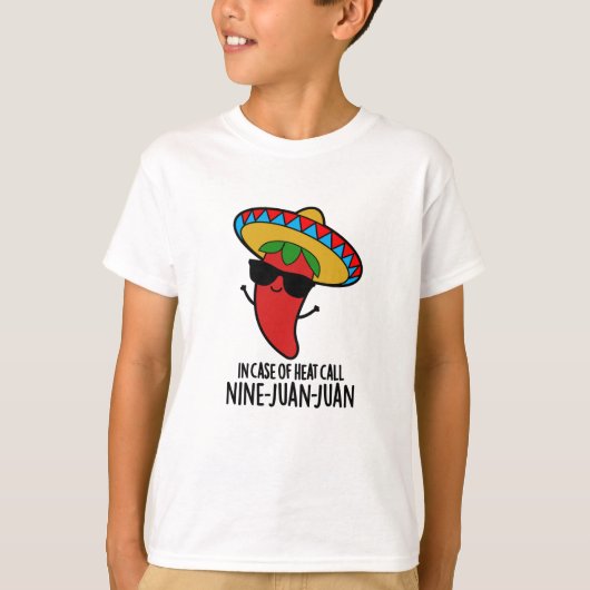 In het Hoesje van de hitte Nine Juan Mexican Pun b T-shirt (Voorkant)