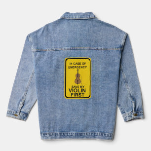 In het hoesje van de noodsituatie sparen Mijn vioo Denim Jacket