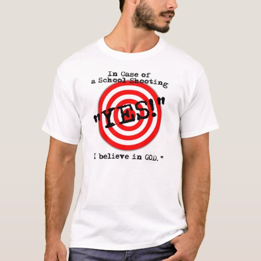 In het Hoesje van de schoolopvang T-shirt (Voorkant)
