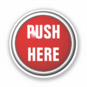 in het hoesje van de spoeddienst hier sticker (Voorkant)