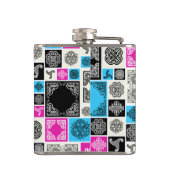 In het Hoesje van Noodsituatie Get Drink Funny Bla Heupfles (Achterkant)