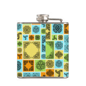 In het Hoesje van Noodsituatie Krijg Drink Grappig Heupfles (Achterkant)