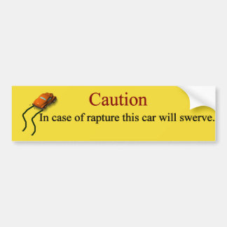 In het Hoesje van verkrachting zal deze auto slope Bumpersticker