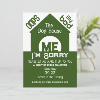 In het hondenhuis spijt het me kaart