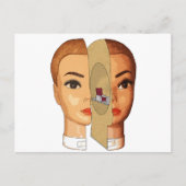 in het hoofd briefkaart (Voorkant)