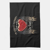 In het houden van geheugen waren uw woningen klaar theedoek (Verticaal)