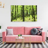 In het Hout Canvas Afdruk (Insitu (Woonkamer))