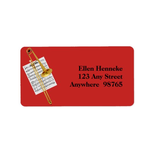 In het hout etiket (Voorkant)