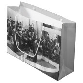 In het hout large cadeautasje (Voorkant Gekanteld)