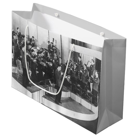 In het hout large cadeautasje (Voorkant Gekanteld)