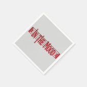 In het hout servetten (Hoek)