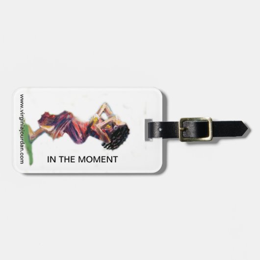 In het huidige bagagelabel (Voorkant horizontaal)