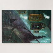 In het huis van de heks puzzel (Horizontaal)