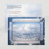 In het huis van mijn vader briefkaart (Voorkant / Achterkant)