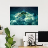 In het huis van mijn vader (Christelijk Art Poster (Thuiskantoor)