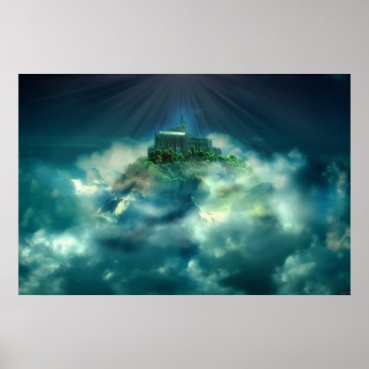 In het huis van mijn vader (Christelijk Art Poster (Voorkant)