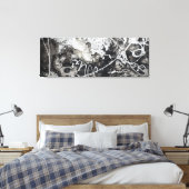in het in de tuin omwikkelde canvas afdruk (Insitu (Slaapkamer))