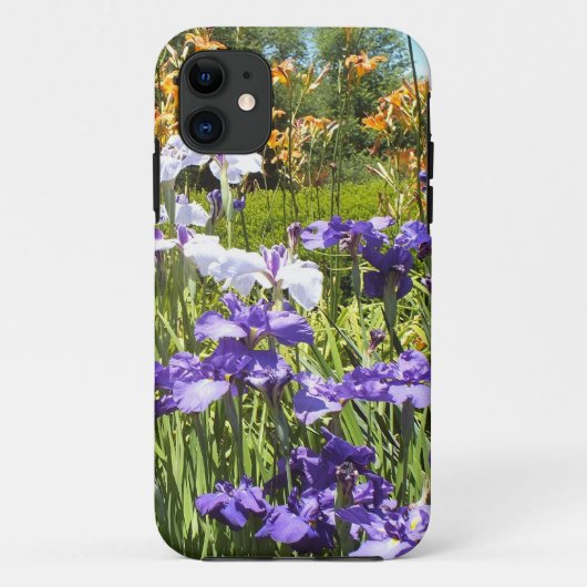 In het Iris Garden iPhone 5 hoesje (Achterkant)