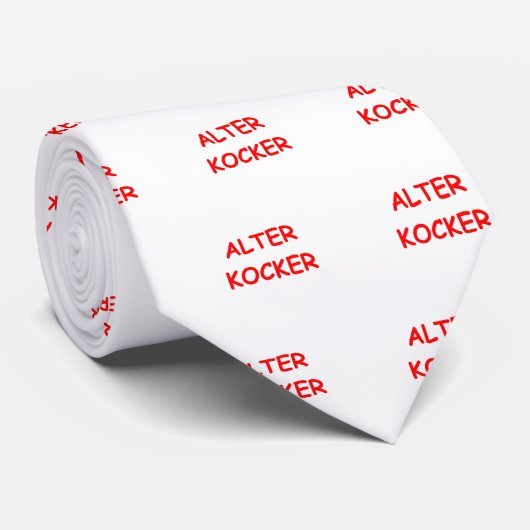 in het jiddisch stropdas (Opgerold)