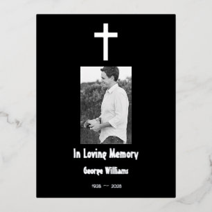 In het Jubileum van het Verloren van het Geheugen  Folie Feestdagen Briefkaart