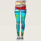 In het kader van de aangepaste Leggings van de Zee (Voorkant)