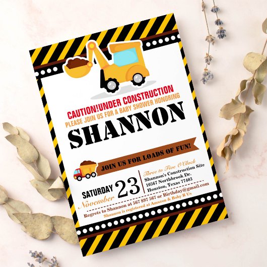 IN HET KADER VAN DE BABY SHOWER VAN DE BOUW KAART