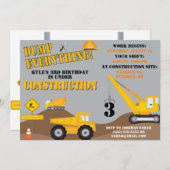 In het kader van de "Birthday Party" voor de bouw Feestdagenkaart (Voorkant / Achterkant)