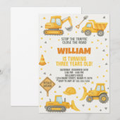 In het kader van de bouw van de vogeldaguitnodigin kaart (Voorkant / Achterkant)