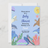 In het kader van de uitnodiging tot Baby shower va (Voorkant)