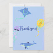 In het kader van de uitnodiging tot Baby shower va (Achterkant)