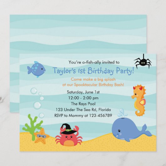 In het kader van de uitnodiging tot geboorte van h (Voorkant / Achterkant)