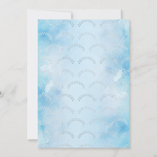 In het kader van de uitnodiging tot het Baby showe (Achterkant)