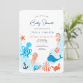 In het kader van de uitnodiging tot het Baby showe (Staand voorkant)